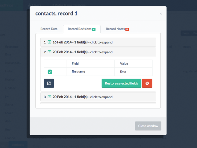 Database Database Auditing